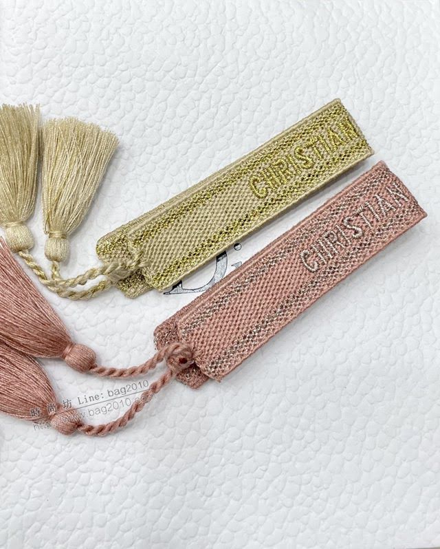 Dior飾品 迪奧經典熱銷款刺繡針織手環 迪奧DIOR編織伸縮流蘇手繩  zgd1495
